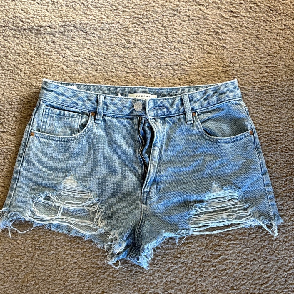 PacSun Denim Distressed Women Shorts